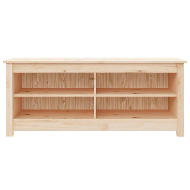 The Living Store Schoenenbank - Grenenhout - 110 x 38 x 45.5 cm - Trendy opbergruimte