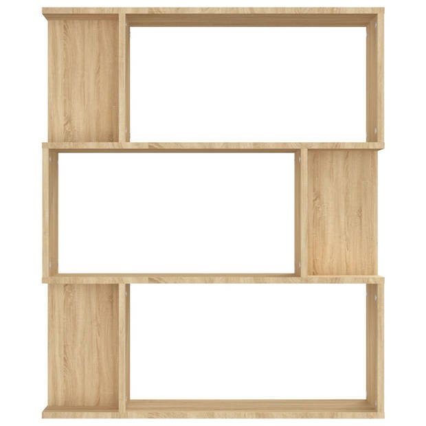 vidaXL Boekenkast/kamerscherm 80x24x96 cm bewerkt hout sonoma eiken