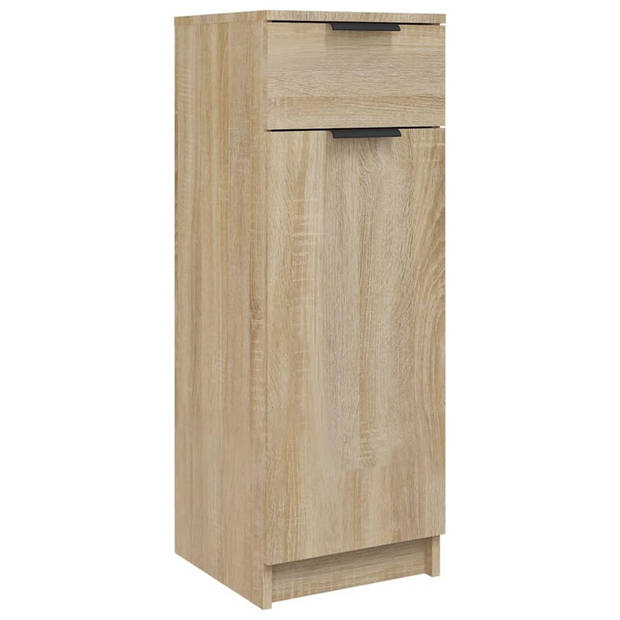 The Living Store Badkaast Sonoma Eiken - 32 x 34 x 90 cm - Stevig materiaal - voldoende opbergruimte