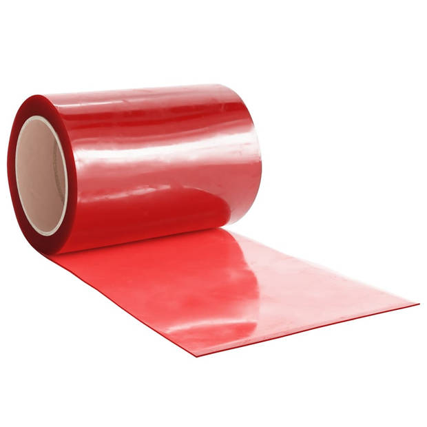 The Living Store Deurstrip - PVC isolatiemateriaal - 300mm x 2.6mm - Rood