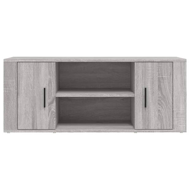 The Living Store - Televisiekast - Grijs sonoma eiken - 100 x 35 x 40 cm (B x D x H)