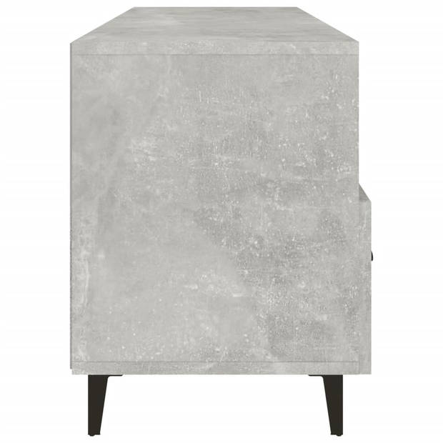 The Living Store TV-meubel - Betongrijs - 102 x 35 x 50 cm - Stevig materiaal