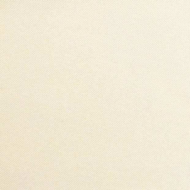 The Living Store Draaibare eetkamerstoelen - Crème - 63 x 56 cm - Stof (100% polyester) - Metaal - Gasveermechanisme