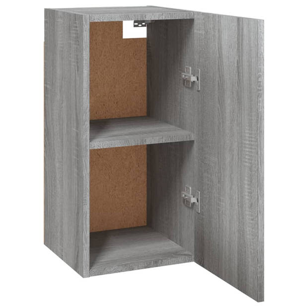 The Living Store Televisiemeubelset - Klassiek - TV-meubel - 80x30x30 cm - 30.5x30x60 cm - Grijs sonoma eiken