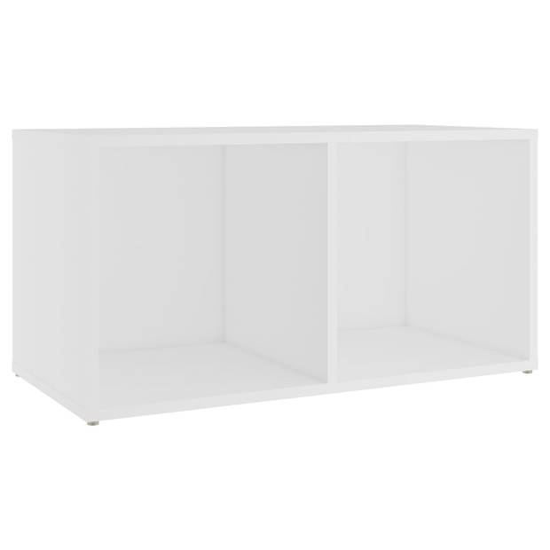 The Living Store TV-meubel - Klassiek - Wit - 72 x 35 x 36.5 cm - 2 vakken