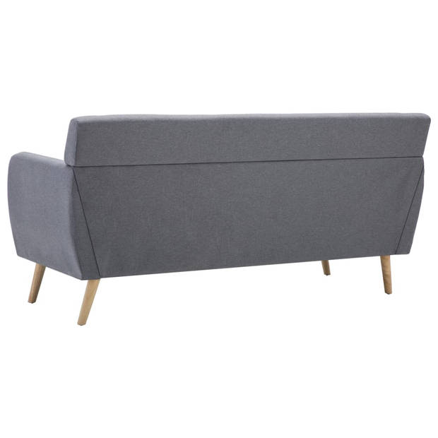 The Living Store 3-zitsbank - lichtgrijs - 172 x 70 x 82 cm - Stijlvolle en comfortabele sofa