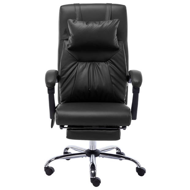 The Living Store Ergonomische Bureaustoel - Massage en Ligfunctie - Zwart - 60 x 64 x (112 - 121) cm - The Living Store