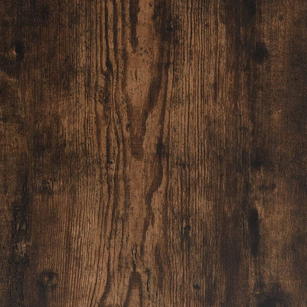 vidaXL Salontafel 90x60x35 cm bewerkt hout gerookt eikenkleurig
