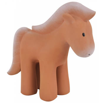 Tikiri bijt- en badspeeltje met rammelaar paard junior 12 cm