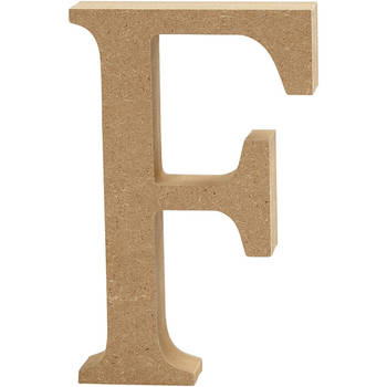 Creotime houten letter F 8 cm