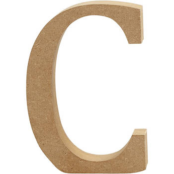 Creotime houten letter C 8 cm