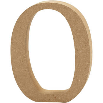 Creotime houten letter O 8 cm