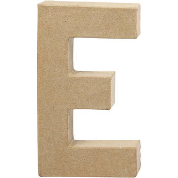 Creotime papier-mâché letter E 20,5 cm