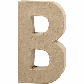 Creotime papier-mâché letter B 20,5 cm