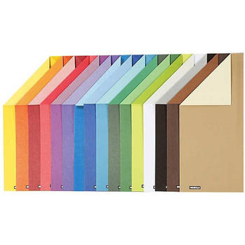 Creotime papier color bar A4 21 x 29,7 cm 16 stuks
