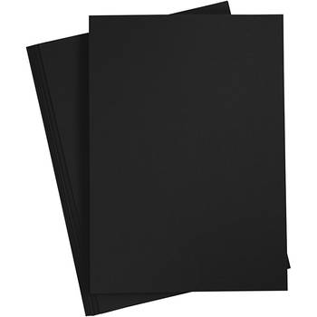 Creotime karton 21 x 29,7 cm 10 stuks 220 g zwart