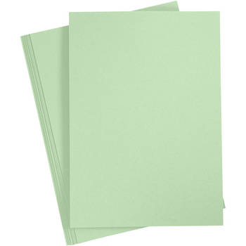 Creotime karton 21 x 29,7 cm 10 stuks 220 g groen