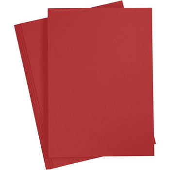 Creotime papier 21 x 29,7 cm 20 stuks 70 g rood