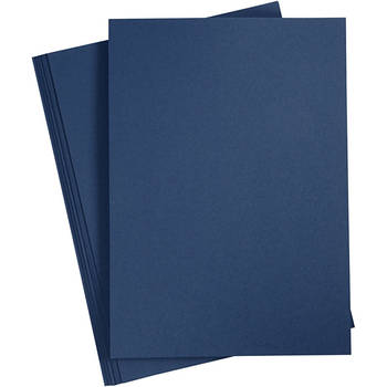 Creotime karton 21 x 29,7 cm 10 stuks 220 g blauw