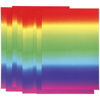 Creotime regenboogpapier A4 21 x 29,7 cm 10 stuks