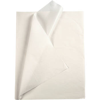 Creotime tissuepapier 50 x 70 cm wit 10 stuks