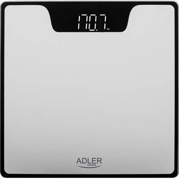 adler AD 8174s - Personenweegschaal - Zilver - met led display