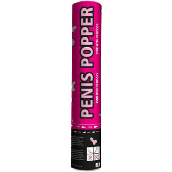 Folat partypopper Bachelorette Party 28 cm roze