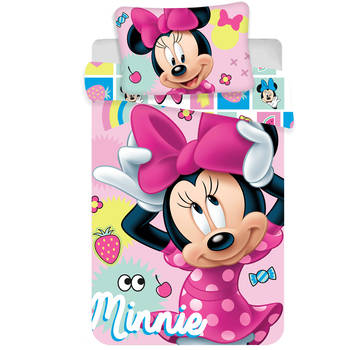 Disney Minnie Mouse Sweet - Baby Dekbedovertrek - 100 x 135 cm - Multi