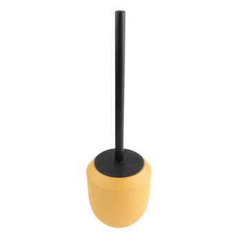 Orange85 Toiletborstel met houder - Wc borstel - Geel - 12x12x39 cm - Aardewerk