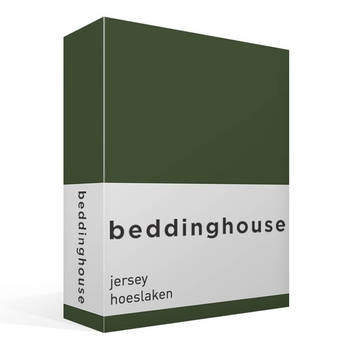Beddinghouse Hoeslaken Jersey Dark Green-2-persoons (140 x 200/210/220 cm)