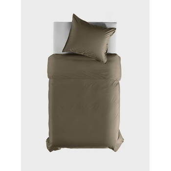 Yellow Dekbedovertrek Percale - taupe140x200/220cm