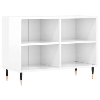 The Living Store Tv-meubel - Modern - 69.5 x 30 x 50 cm - Hoogglans wit