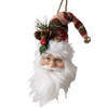 HAES DECO - Kersthanger Kerstman 10x9x28 cm - Rood - Kerstdecoratie, Decoratie Hanger, Kerstboomversiering