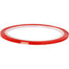 Creotime dubbelzijdig klevend power tape 10 m x 3 mm rood