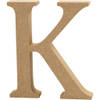 Creotime houten letter K 8 cm