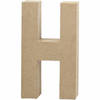 Creotime papier-mâché letter H 20,5 cm