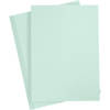 Creotime karton 21 x 29,7 cm 10 stuks pastel groen