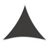 Nesling schaduwdoek driehoek 3.6m Antraciet met Bevestingsset