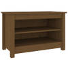 The Living Store Schoenenbank Grenenhout - Schoenenkast - 70 x 38 x 45.5 cm - Honingbruin