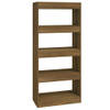 The Living Store Boekenkast - hout - 60 x 30 x 135 cm - bruineiken