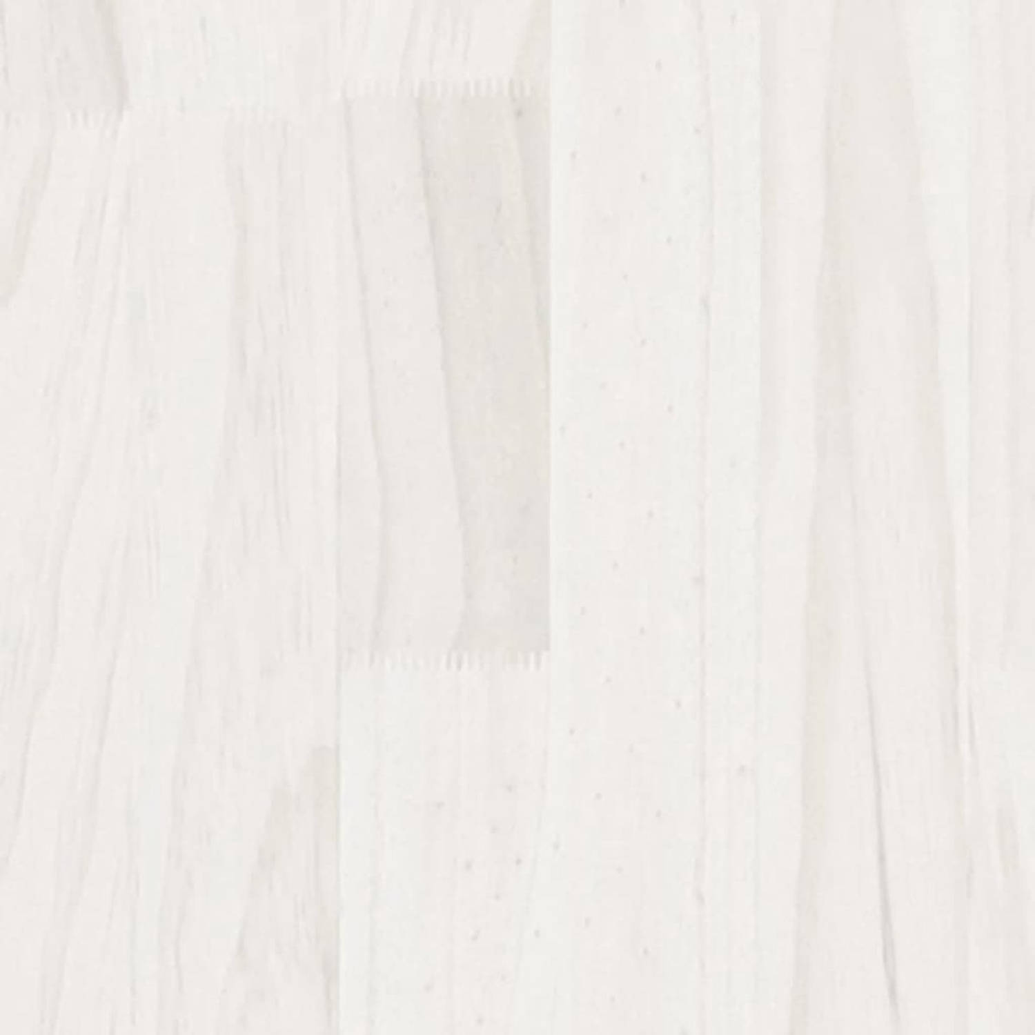 The Living Store Houten Bedframe - Klassiek - Bedframes - 205.5 x 106 x 100 cm - Massief grenenhout