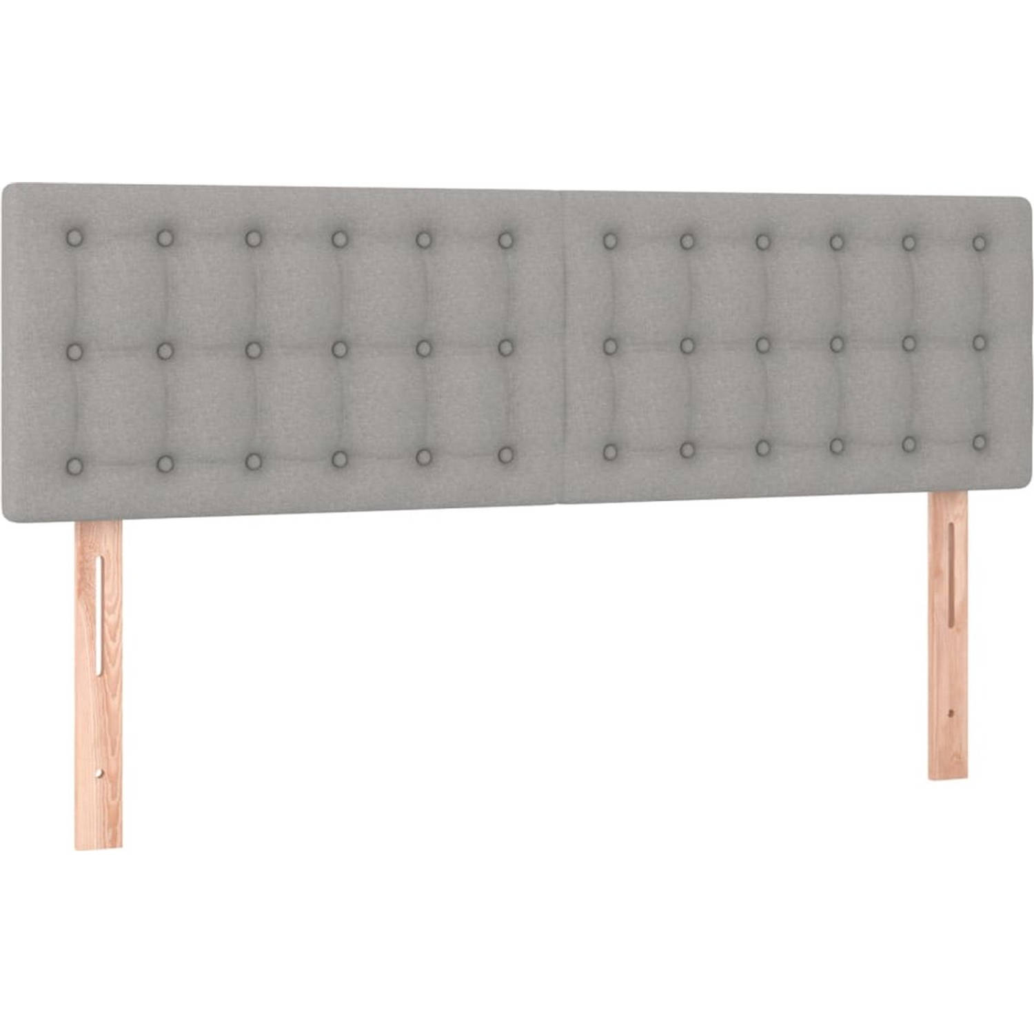 The Living Store Boxspringbed - Praktisch - 140 x 190 x 78/88 cm - Duurzaam - Hoogte verstelbaar - Pocketvering matras