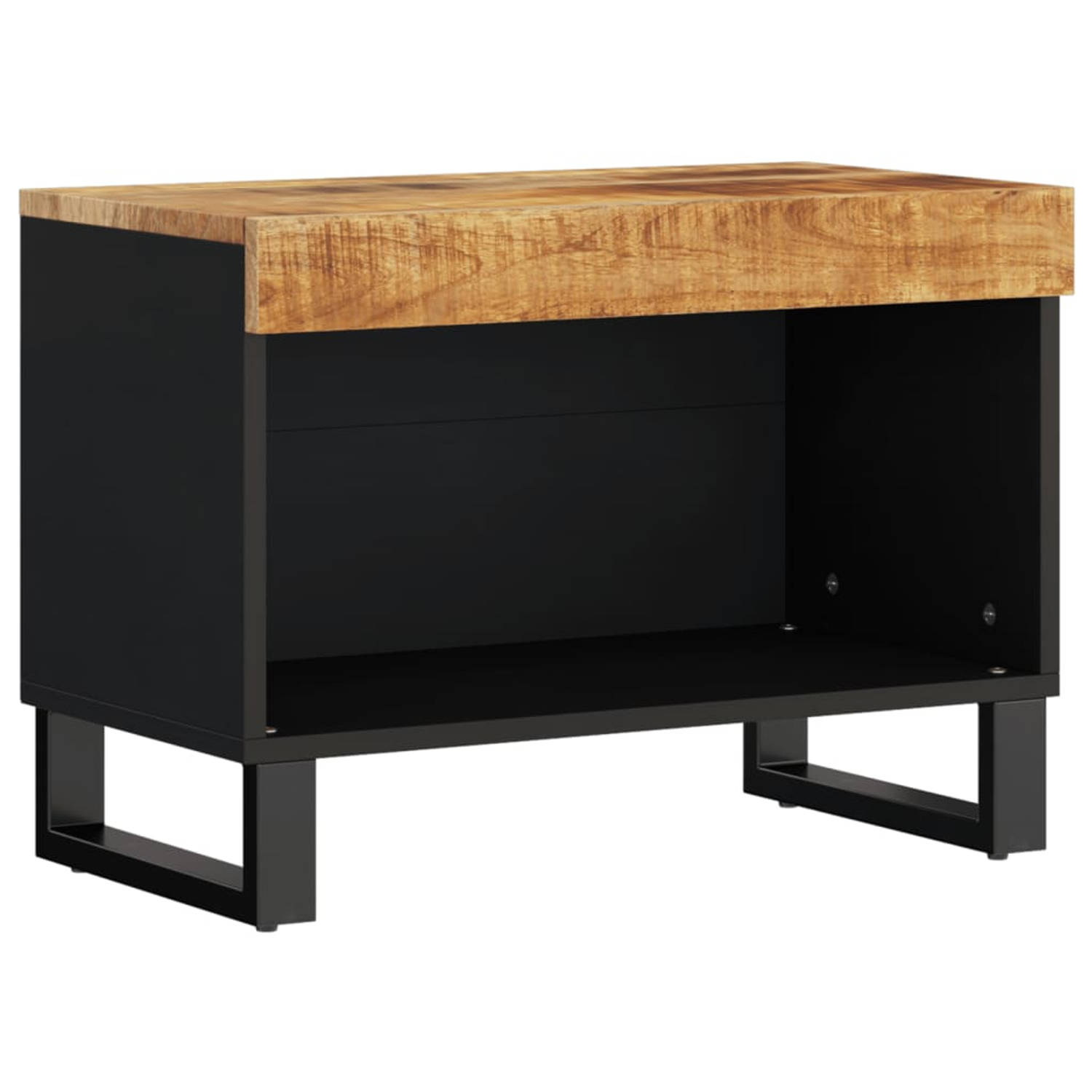 The Living Store Tv-meubel 60x33x43-5 cm massief mangohout - Kast