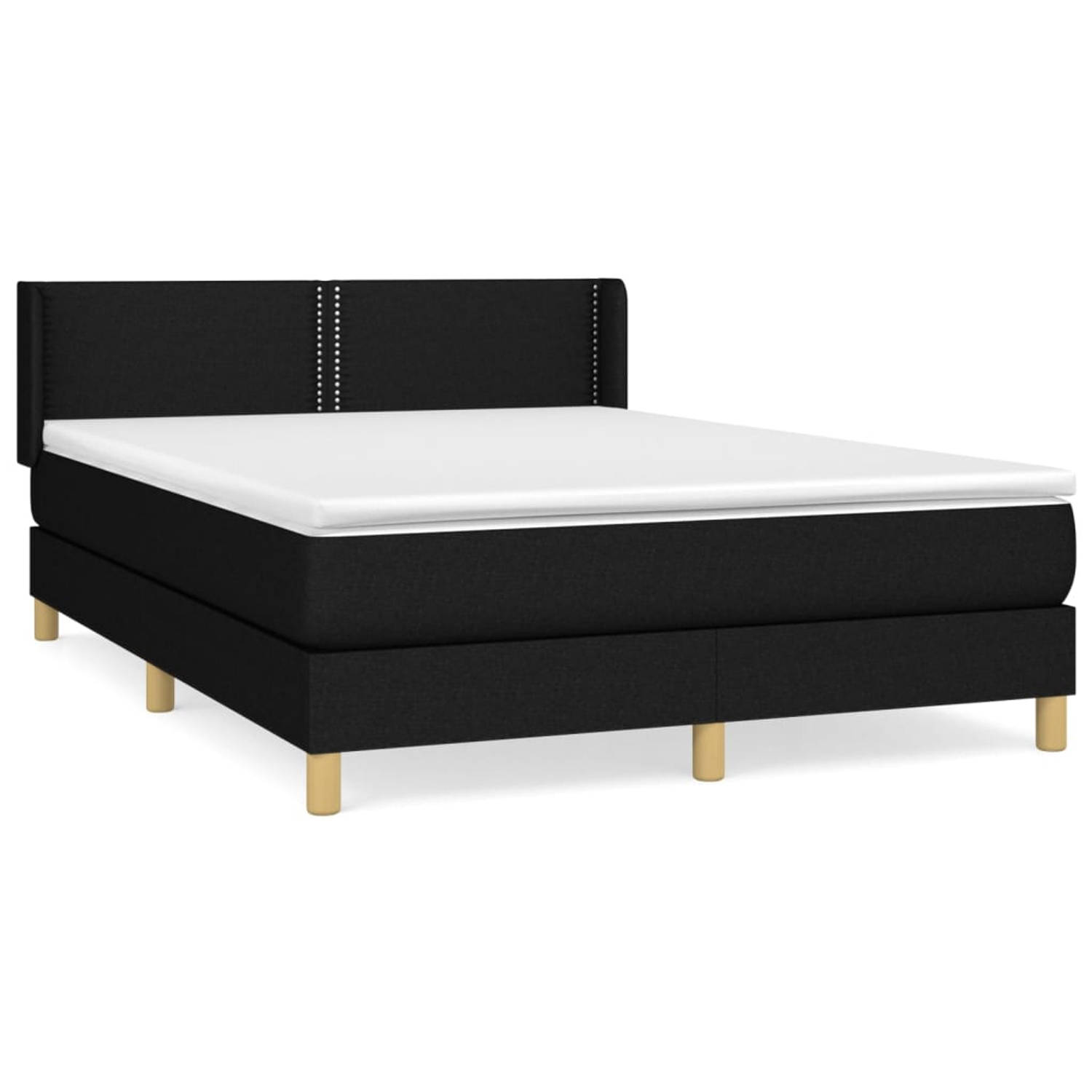 The Living Store Boxspringbed - Comfort - Bed - Matras - 140 x 190 cm - Luxe slaapcomfort
