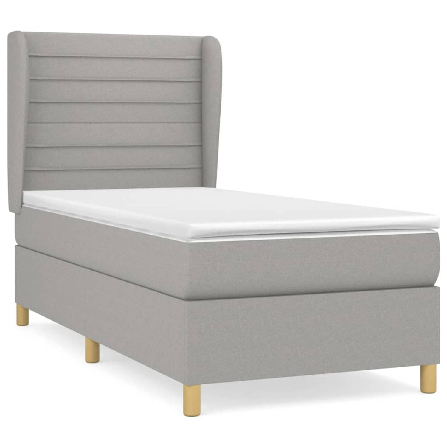 The Living Store Bed - Pocketvering matras - Middelharde ondersteuning - Huidvriendelijk topmatras - 203x103x118/128cm