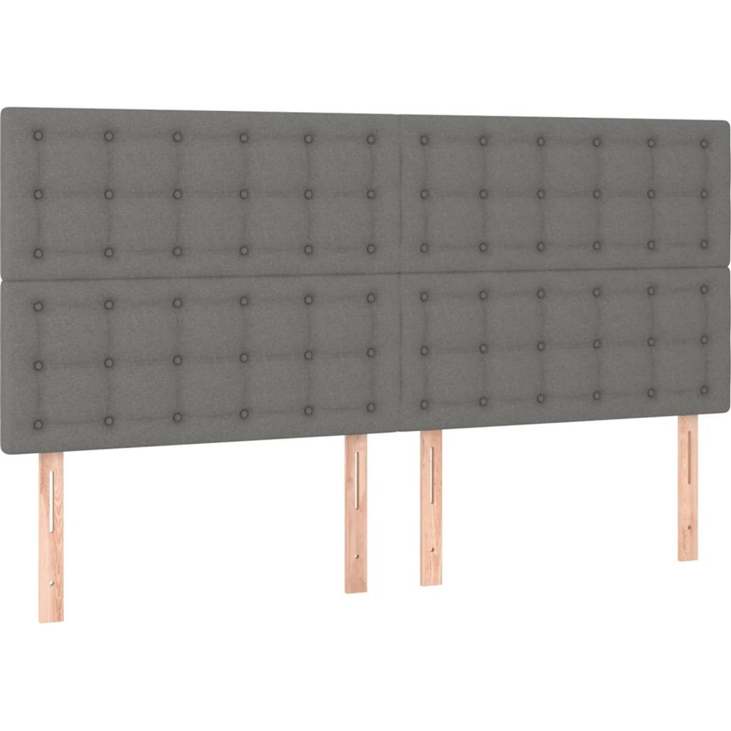 The Living Store Boxspringbed - Comfort - Bed 203x203cm - Duurzaam materiaal