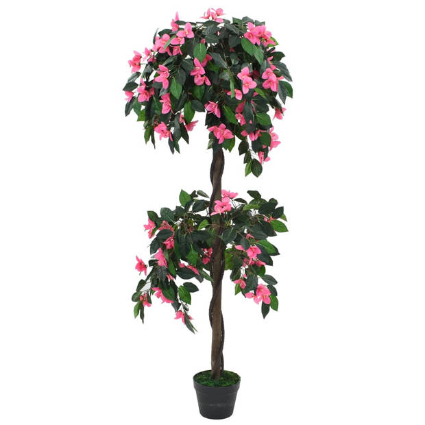 The Living Store Kunst Rododendron Plant - 155 cm - 630 bladeren - 252 bloemen