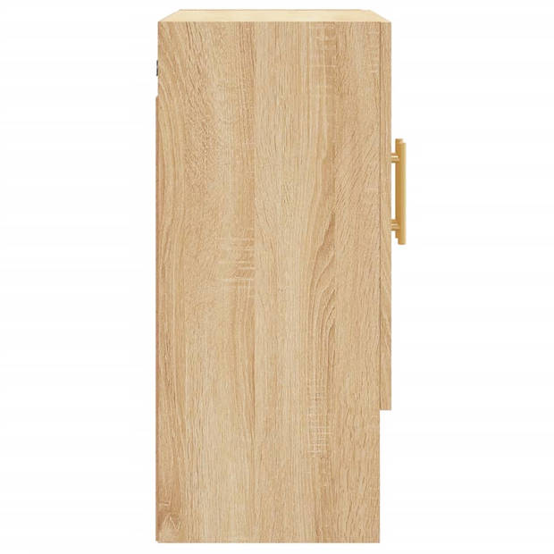 The Living Store Wandkast Sonoma Eiken - 60 x 31 x 70 cm - Duurzaam bewerkt hout