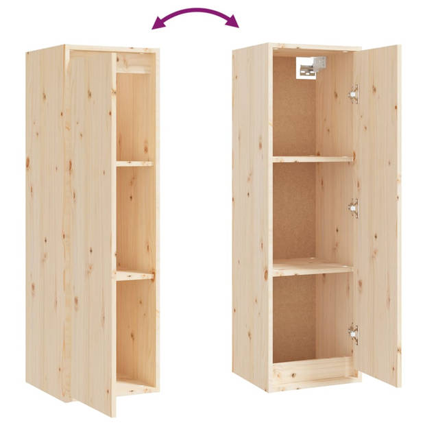 The Living Store Televisiemeubel - Classic Pine - Set van 4 - 80x30x35 cm - 30x30x60 cm - 30x30x100 cm