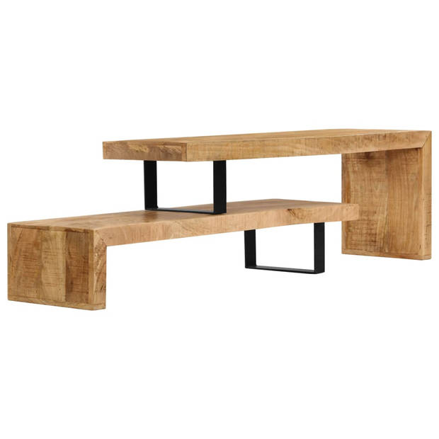 The Living Store TV-standaard - Houten - Meubel - Afmetingen- 115 x 30 x 40 cm - Gemaakt van massief mangohout